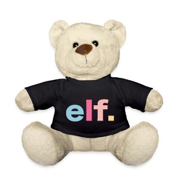 11. Geburtstag Geschenkidee - Teddy - Schwarz - Vorne