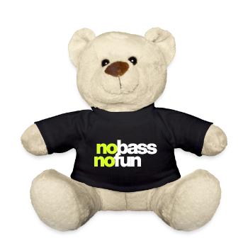 Kein Bass Kein Spaß - Teddy - Schwarz - Vorne