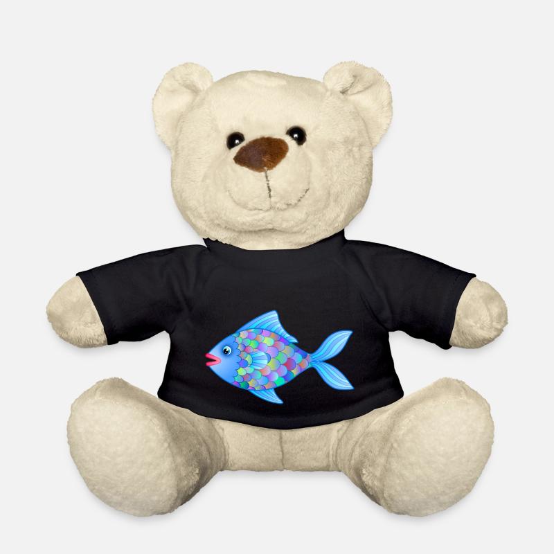 Fatty the Fish - Teddy Bear - black