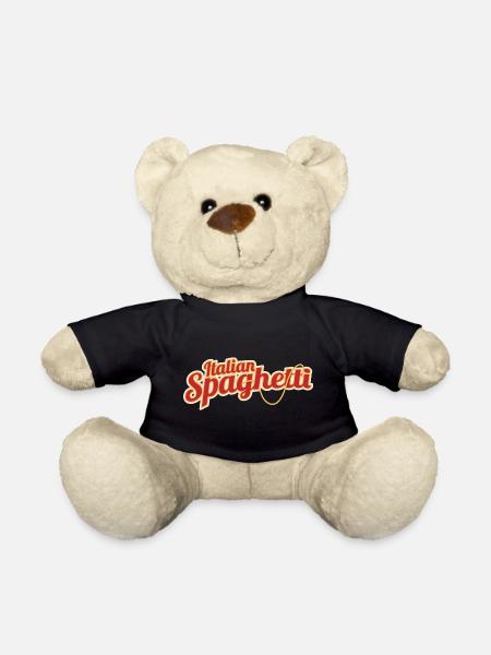 Italian Spaghetti - Teddy Bear - black