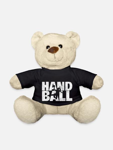 handball sport - Teddy - Schwarz