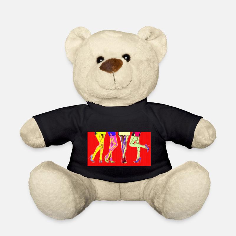 Pop art - Teddy Bear - black