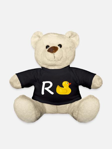 Rente Ente Ruhestand Mitarbeiter Geschenk Abschied - Teddy - Schwarz