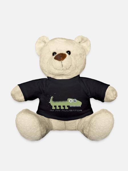 Ich bin ein Alligator - Teddy - Schwarz