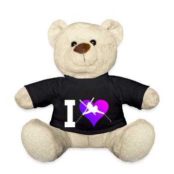 Ski Stunt Ski Ski Skier Hommes - Nounours - noir - Devant
