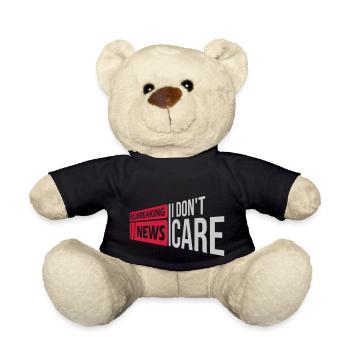Les dernières nouvelles ne le font pas - Nounours - noir - Devant