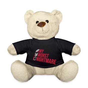 Lustig my worst nightmare - Teddy - Schwarz - Vorne