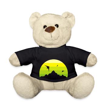 Lenkdrachen - Teddy - Schwarz - Vorne