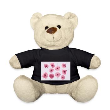 COQUELICOT Rose Rouge - Nounours - noir - Devant