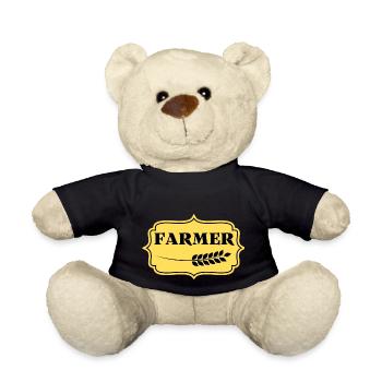 FARMER - Vintage - Nounours - noir - Devant