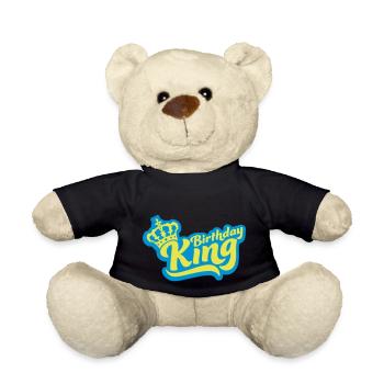 Citation Anniversaire King Crown - Nounours - noir - Devant