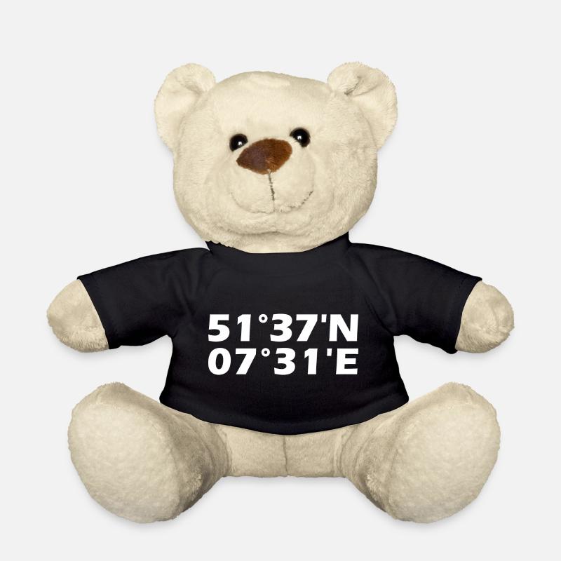 Lünen Koordinaten - Teddy - Schwarz