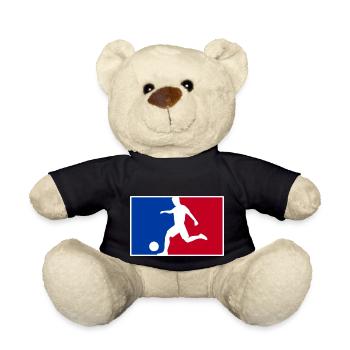 football logo - Teddy Bear - black - Front