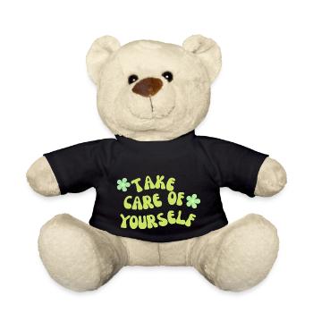Retro Hoodie - Teddy - Schwarz - Vorne