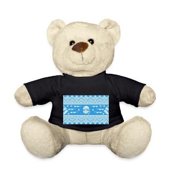 Santa Thug Weihnachten Life - Teddy - Schwarz - Vorne