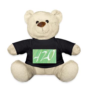 420 Design Farbverlauf Grün - Teddy - Schwarz - Vorne