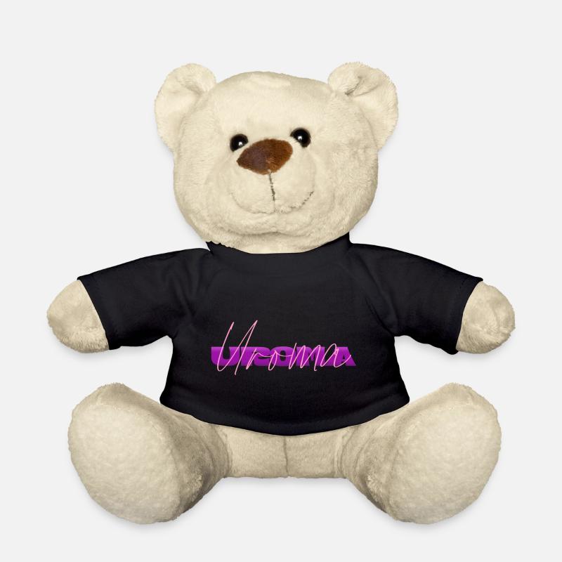 Uroma Schriftzug - Teddy - Schwarz