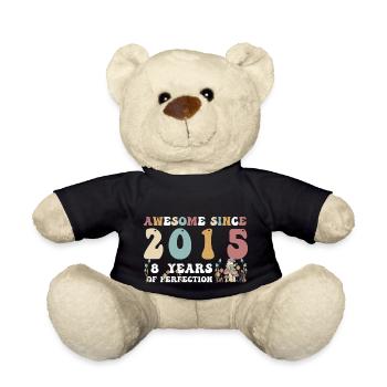 Super seit 2015 8 Jahr der Perfektion - 8. Platz - Teddy - Schwarz - Vorne