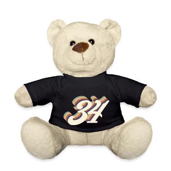 Jahrgang zum 34-jährigen Jubiläum - Teddy - Schwarz - Vorne
