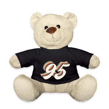 95th anniversary vintage - Teddy Bear - black - Front