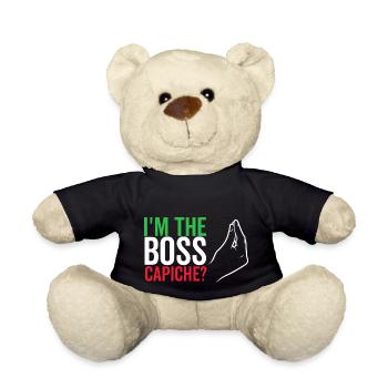 Ich bin der Boss Capiche - Teddy - Schwarz - Vorne