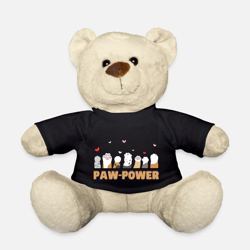 Paw Power - Teddy Bear - black