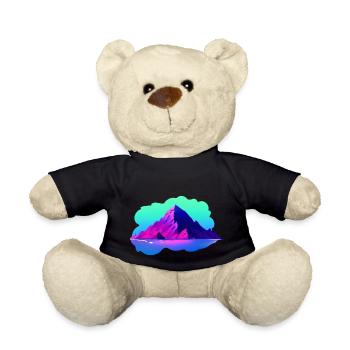 Hike Mountains Mountain hiking Mountain hikers Hiking - Teddy Bear - black - Front