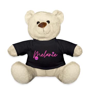 Mélanie Prénom - Nounours - noir - Devant