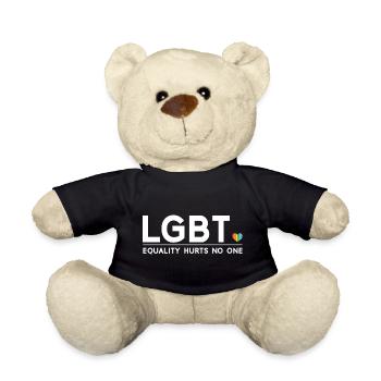 Pride Month - Equality Hurts No One - Teddy Bear - black - Front