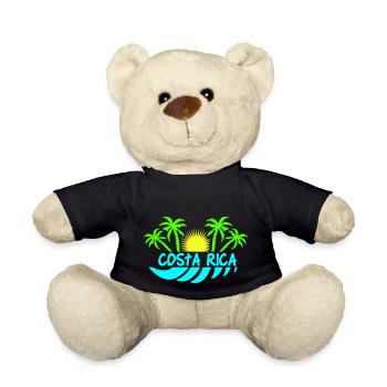 Costa Rica - Teddy Bear - black - Front