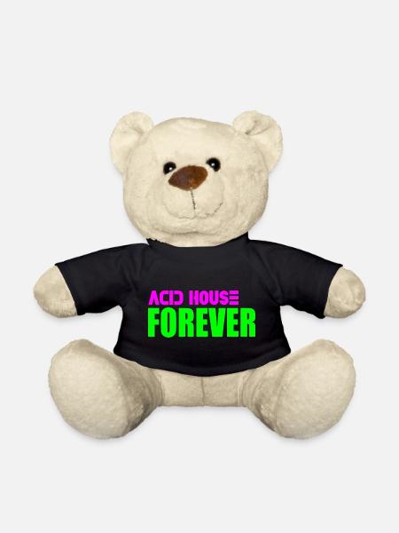 Acid House für immer - Teddy - Schwarz