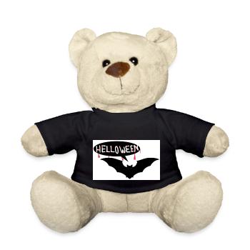 Halloween Bat - Teddy Bear - black - Front