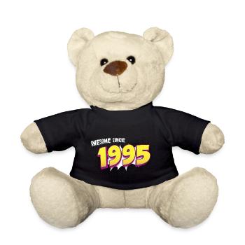 Rétro 28e anniversaire dans le Style de bande dessinée Pop Art - Nounours - noir - Devant