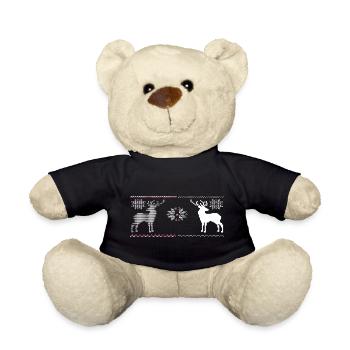 Noël, Renne - Nounours - noir - Devant