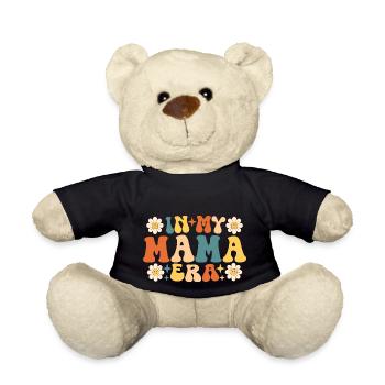 Groovy In My Mama Era Mother's Day - Teddy Bear - black - Front