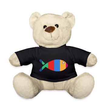 FISH - Teddy Bear - black - Front