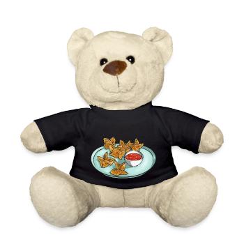 Krabben Rangoon Crab Rangoon - Teddy Bear - black - Front