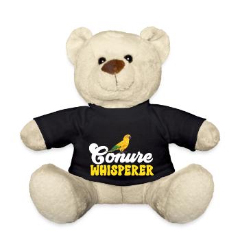 Parakeet, Parrot, Parakeet, Bird - Teddy Bear - black - Front