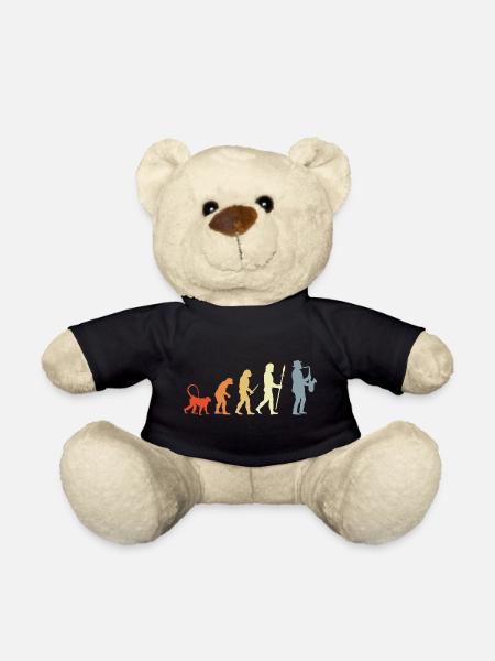 Saxophonist Evolution - Teddy Bear - black