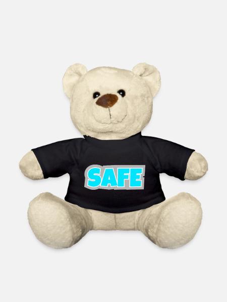Safe - eindeutig, klar und Statement pur. - Teddy - Schwarz