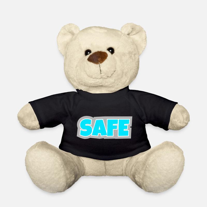 Safe - unambiguous, clear and pure statement. - Teddy Bear - black