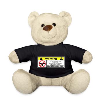 Warning - Nounours - noir - Devant