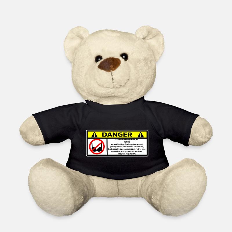 Gefahr Turbo - Teddy - Schwarz