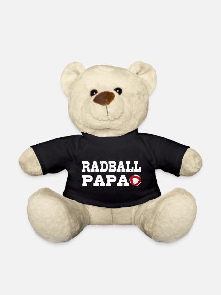 Radball, Radballer, Hallenradsport, Papa - Teddy - Schwarz