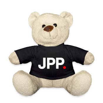 JPP | Humour fatigue bureau minimaliste - Nounours - noir - Devant