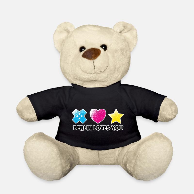 BLY - Iconic Symbols - Grunge - Teddy - Schwarz
