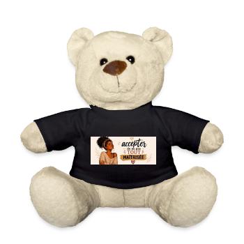 Accepter de ne pas tout maîtriser - Nounours - noir - Devant