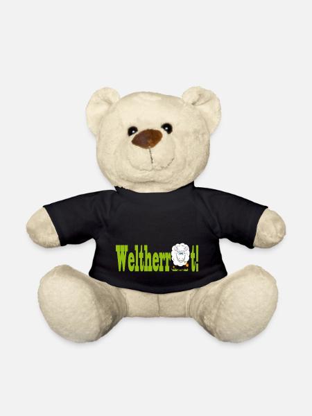 Weltherrschaft - Schaf - Teddy - Schwarz
