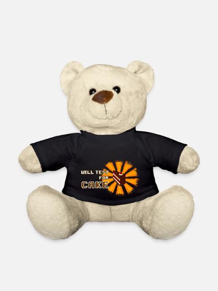 will test for cake - Teddy - Schwarz