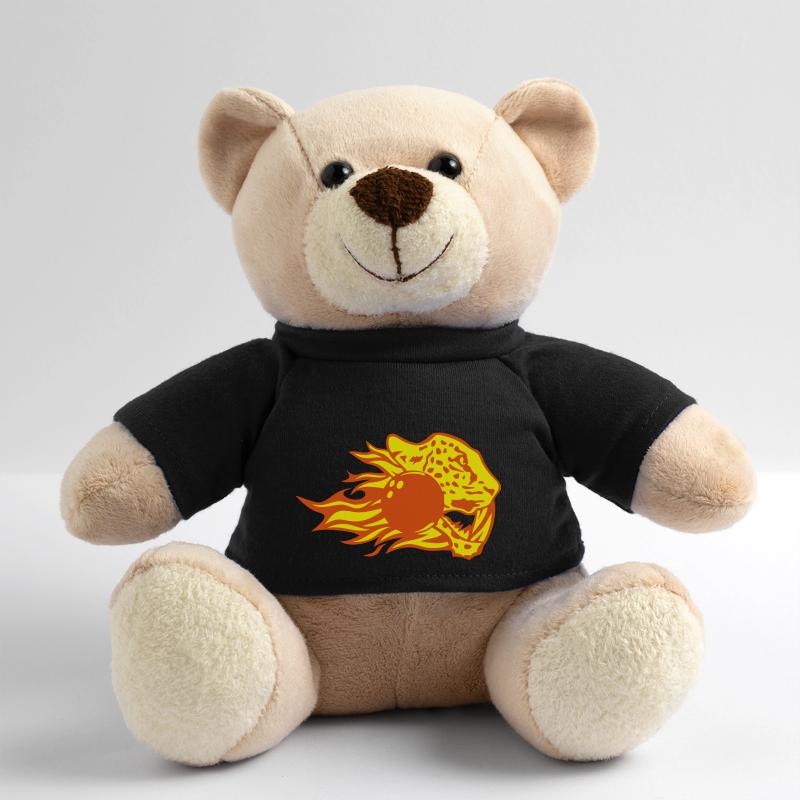 bowling leopards flame logo animal fire Teddy Bear